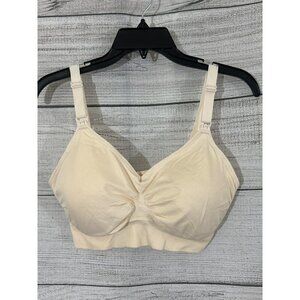 NWOT Hofish cream Nursing Bra Size X Large